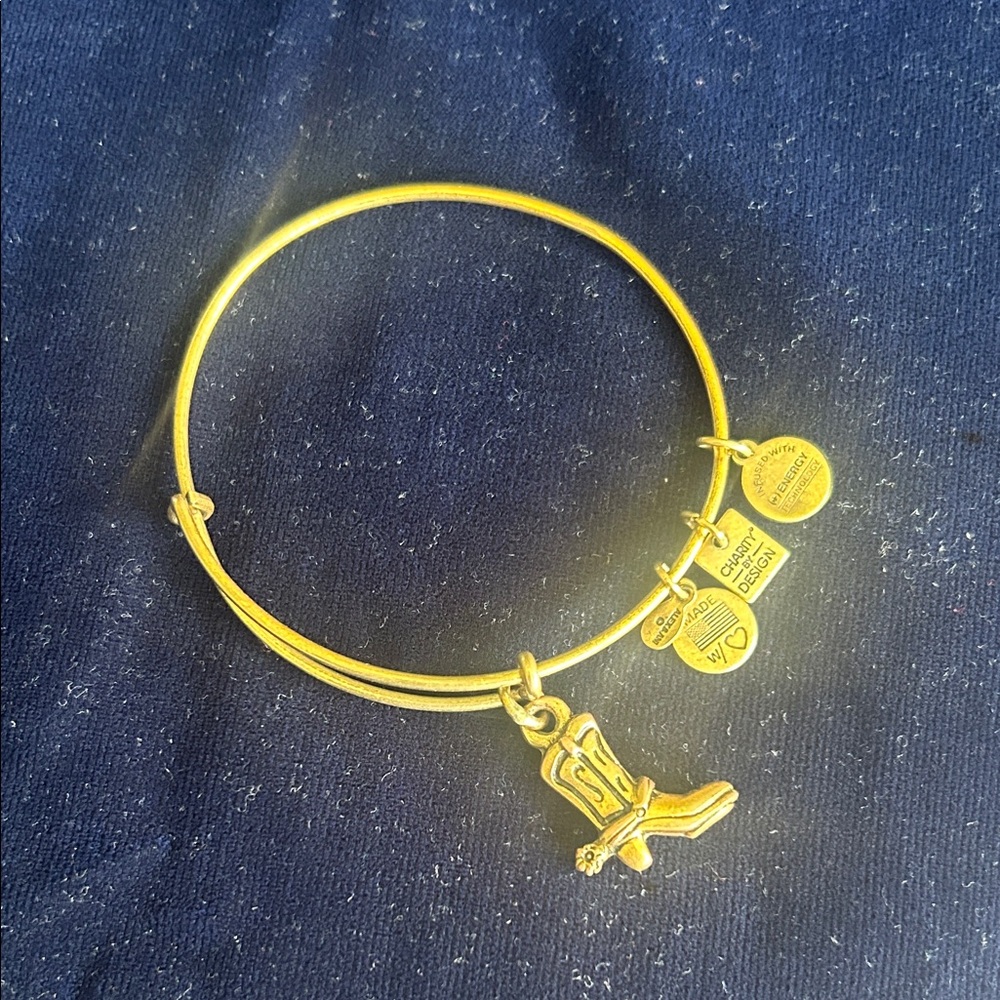Alex and Ani Gold Charm Bracelet